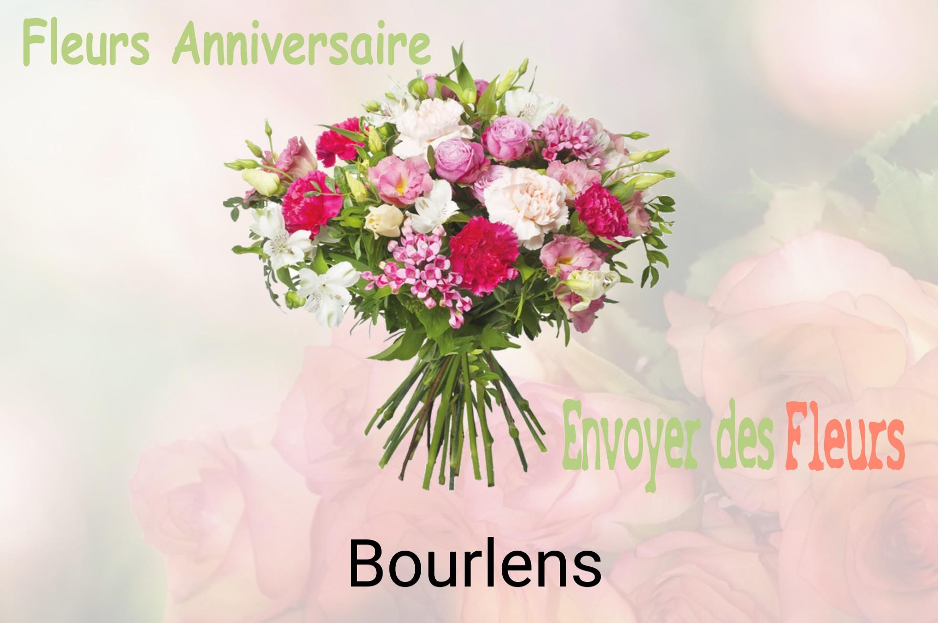 Bouquet de fleurs d’anniversaire livré à Bourlens